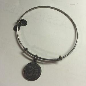 ALEX AND ANI SILVER OM BANGLE