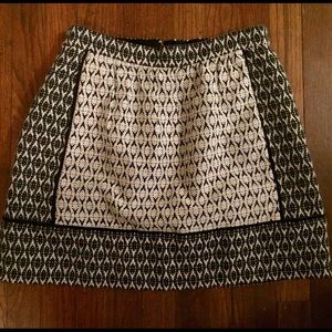 Black and White herringbone J.Crew skirt