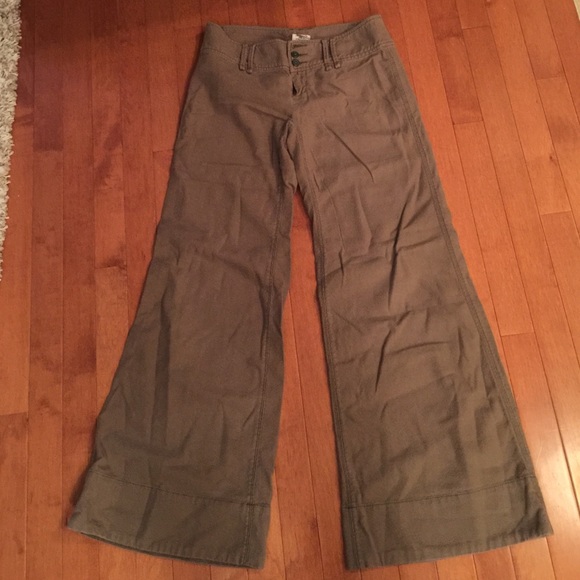 Free People wide leg pants. Size 4