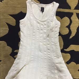 Rag and Bone white fit and flare dress