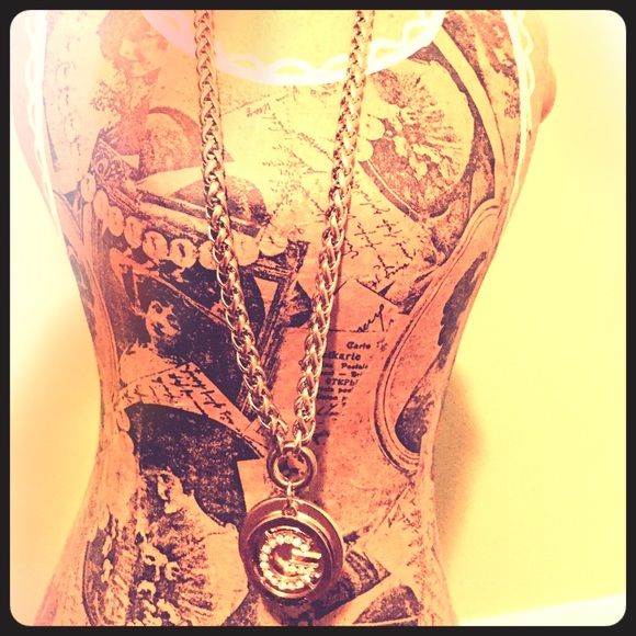 Gold Guess necklace