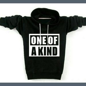 One of a kind black hoodie