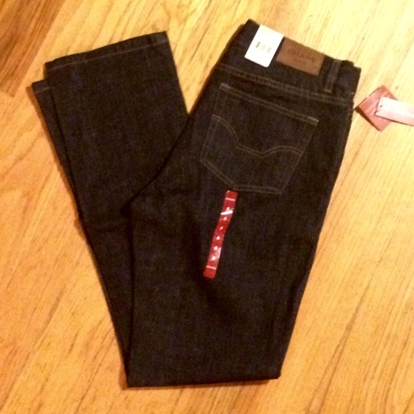 💥SALE!!💥 Dark Stretch Denim Straight Leg Jeans