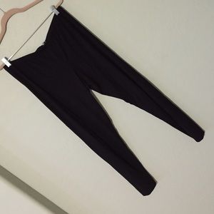 Women's plus size black leggings Eileen Fisher