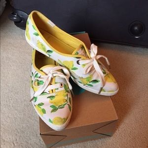 kate spade lemon keds - pointer sz 7