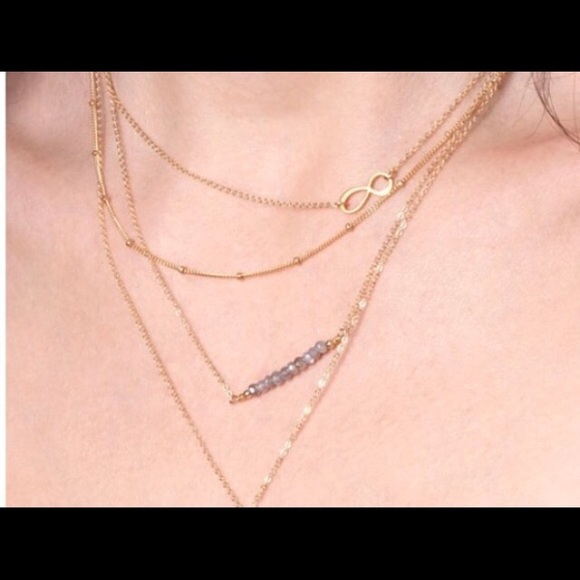 Layering chain gold color