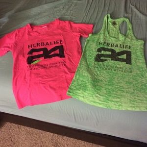 HerbaLife workout tops (2 for the price of 1)