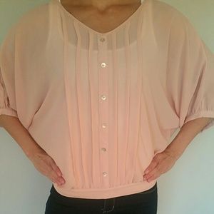 💖Womens Beautiful Peach/light Pink Blouse💖