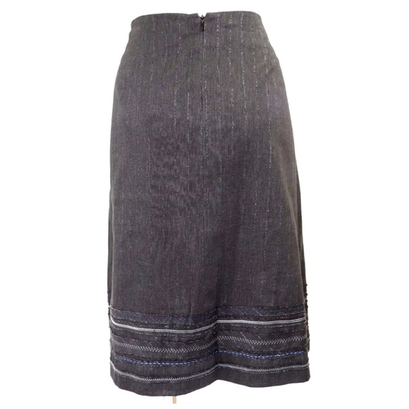 Yansi Fugel Black Metallic Full Skirt - Picture 3 of 4