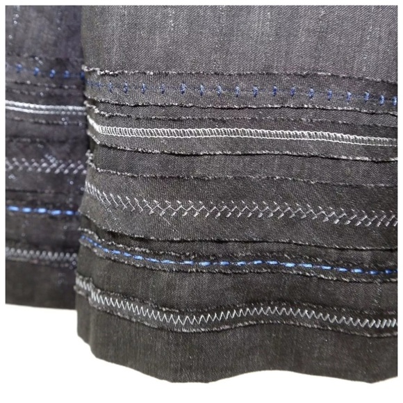 Yansi Fugel Black Metallic Full Skirt - Picture 4 of 4