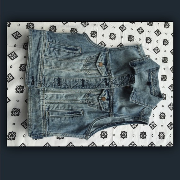 Vest jean jacket