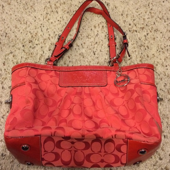 red coach purse