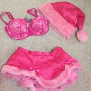 Pretty pink lingerie