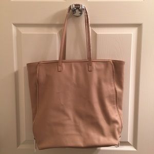 Tan large tote bag