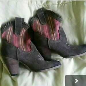 Winter Western leather boots