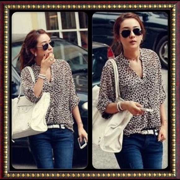Women's Animal Print Top