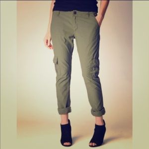 Tru religion celina cargo pants olive green