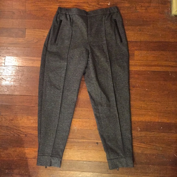 J. Crew heather ankle pant with zipper