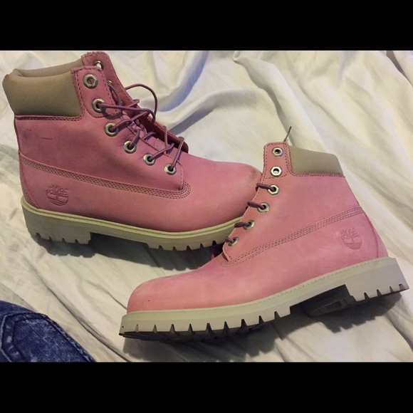 Pink Timberlands
