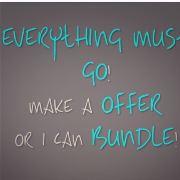 Offering great deals! Cleaning out..