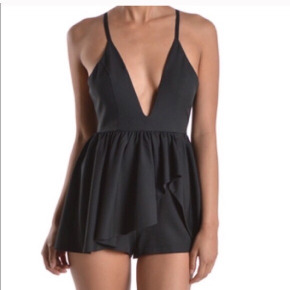 Black romper in sz. Small