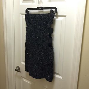 Sparkly side cut out dress