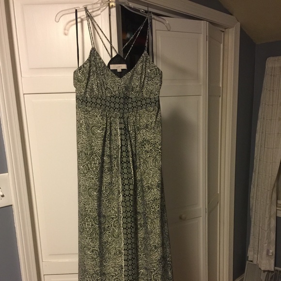 Black and White Print Loft Maxi