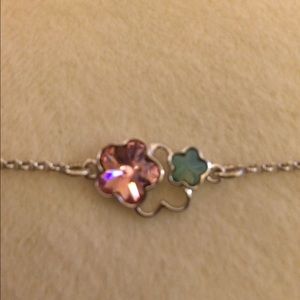 Swarovski flower bracelet