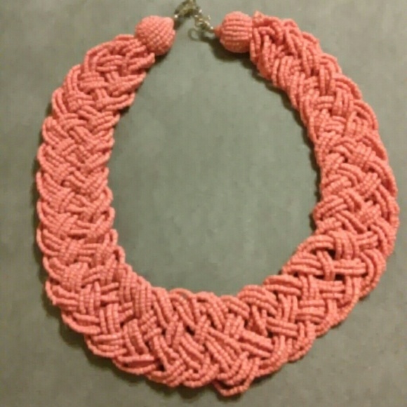 Beaded Coral Necklace