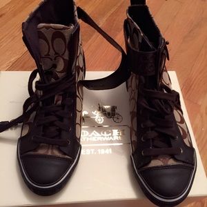 COACH Women Foster High Top Sneakers