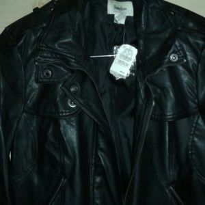 Neiman Marcus Exclusive Leather Jacket-Black