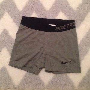 Nike pro spandex shorts