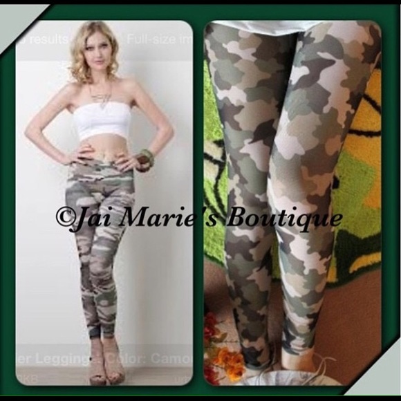 Women's Army Camouflage Leggings