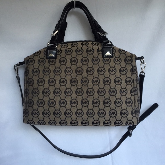Michael Kors Calista Signature Jacquard MK circle - Picture 2 of 4