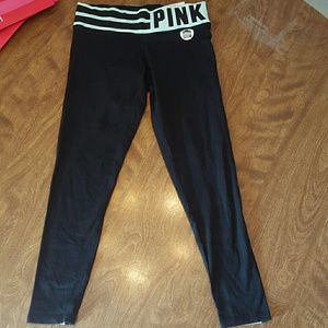 PINK Victoria's Secret yoga pants flat