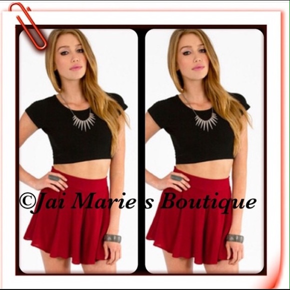 Black Crop Top