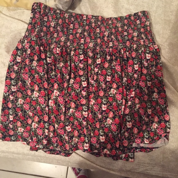 Floral, skort.