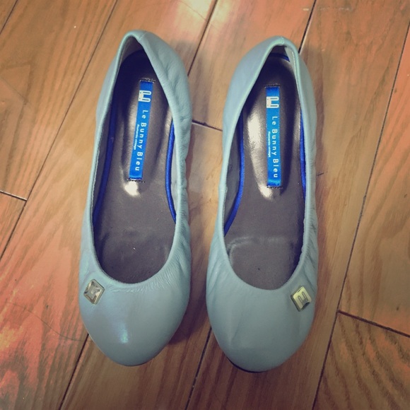 Le Bunny Bleu Grey Flats
