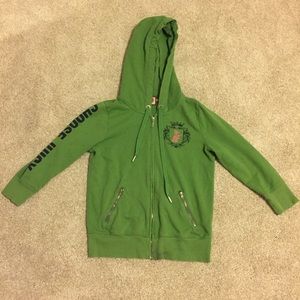 Green juicy couture sweatshirt