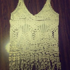 Knit Cream Tank