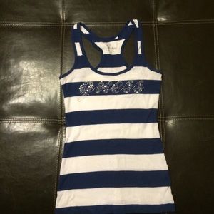 Guess Blue and white nautical tank