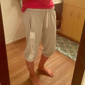 VS Pink Capri Sweats
