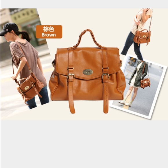 Large deep brown bag - Picture 3 of 4