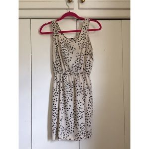 Printed nude dress