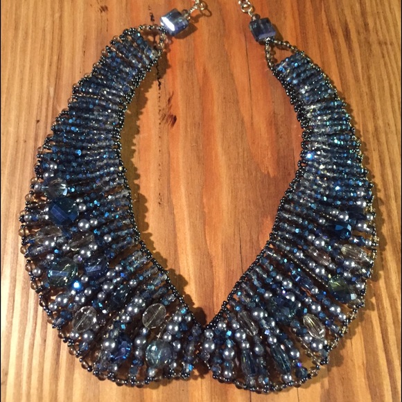 Anthropologie Beaded Collar Necklace