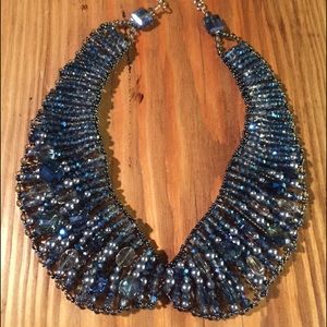 Anthropologie Beaded Collar Necklace