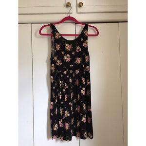 Flower printed dress