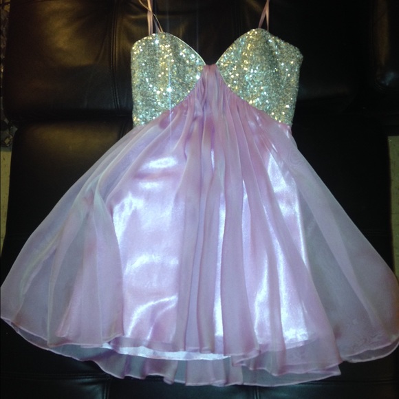 La femme lavender dress