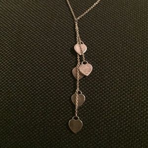 Tiffany & Co Heart Drop Necklace