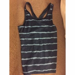 Striped workout top FINAL OFFER